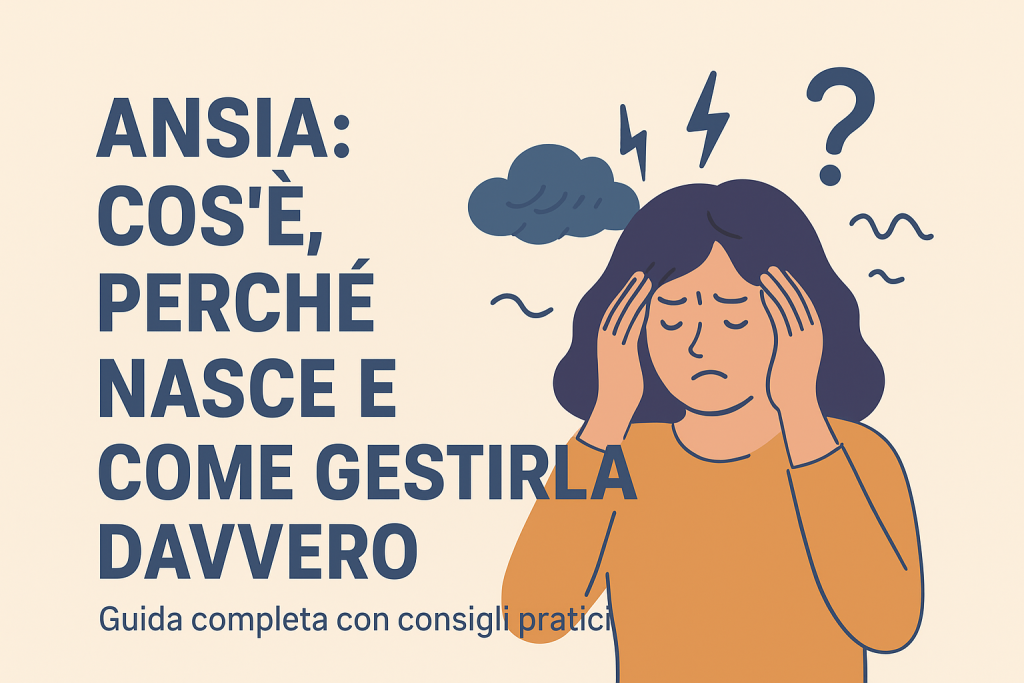 ansia cos'è, perché nasce e come gestirla d'avvero.
